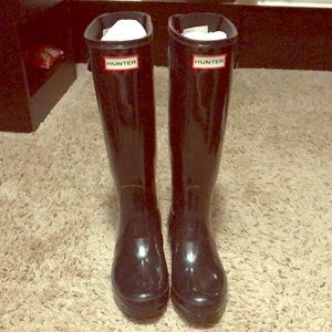 SOLD Hunter Rain Gloss Boots